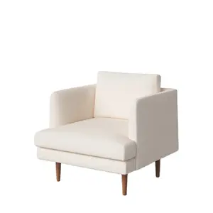 חדש הגעה פאף ספה כיסא בסגנון פנאי בד בד חדר אוכל כיסא הסיטונאי ספה הסיטונאי