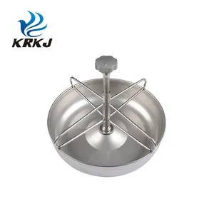 Cettia 1.0mm thickness stainless steel dry wet pig feeder with 1/2" connection for piglet