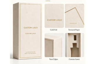 Custom Logo Reed Diffuser <b>Gift</b> <b>Box</b>, Luxury <b>Empty</b> Aroma Diffuser Packaging <b>Box</b> With Protective Foam Insert - Product Image 2