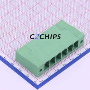 KF2EDGSVM-7.62-6P Plug-in Terminal Block Through hole,P=7.62mm Connector Board-to-Board / Socket Closed Screw Fixing 1x6P 7.62mm - Product Image 2