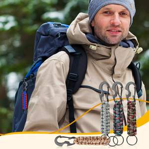 ที่เปิดขวดแบบยุทธวิธีสำหรับกิจ<span class=keywords><strong>ก</strong></span>รรมกลางแจ้ง - พวงกุญแจเอาตัวรอดแบบถั<span class=keywords><strong>ก</strong></span>เชือ<span class=keywords><strong>ก</strong></span><span class=keywords><strong>พารา</strong></span><span class=keywords><strong>ค</strong></span>อ<span class=keywords><strong>ร์</strong></span>ด 550 7 แกน - Product Image 6