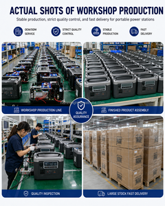 สถานีไฟฟ้าพกพา 500W-10000W เครื่องกำเนิดพลังงานแสงอาทิตย์ ระบบกักเก็บพลังงาน แบตเตอรี่ LiFePO4 สำหรับสำรองไฟฉุกเฉินในบ้าน - Product Image 5