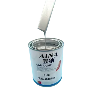 Strong Chemical Car Paint Manufacture Fine white silver Color Resistant High Performance coating With Competitive Price