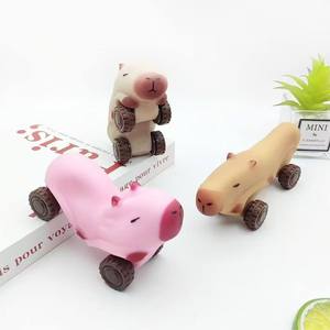Balle sensorielle TPR écologique Capybara, design innovant, pour machine distributrice, jouet de décompression pour enfants - Product Image 2
