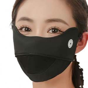 Masque de protection solaire Protection UV Nylon maille respirante course équitation oeil coin femmes masque été sac visage voile - Product Image 4