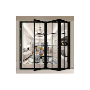 Portes pliantes en verre et aluminium, coupe-vent, insonorisées, portes pliantes <span class=keywords><strong>pour</strong></span> patio, porte pliante en verre et aluminium <span class=keywords><strong>pour</strong></span> <span class=keywords><strong>véranda</strong></span> - Product Image 3