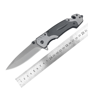Hot Bán Nhựa Xử Lý Có Thể Gập Lại Pocket Knife Cho Nam Giới Thép Không Gỉ Ngoài Trời Chiến Thuật Cứu Hộ Dao Với Glass Breaker - Product Image 6