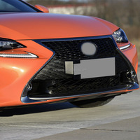 Kit carrosserie RAYSEZE RC pour Lexus 2015 2016 2018 2019 RC350 RC200T RC250, calandre sport, pare-chocs avant, lifting, chrome, feux de brouillard LED