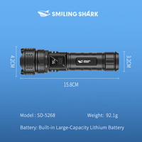 Lampe torche LED haute puissance rechargeable en alliage d'aluminium, mini lampe torche avec base magnétique pour le camping en plein air, la randonnée et les situations d'urgence