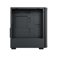 JNP Game ARGB Cool Airflow White Aluminum Alloy PC MATX Gamer Computer Gaming Tower Case with Side Panel Window