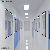 Panneau lumineux LED scientifique Carreaux de plafond Acier inoxydable Abluftanlage Reinraum Projet de salle blanche ISO personnalisé