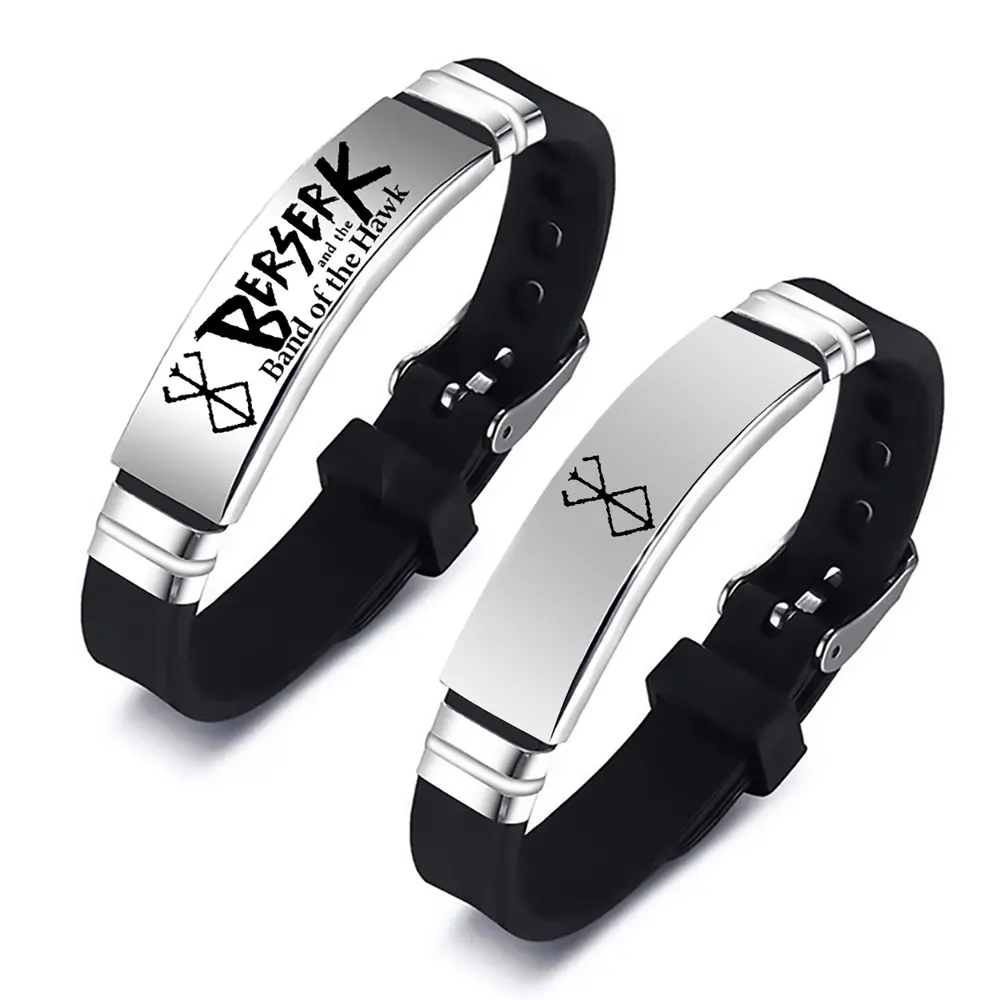 Anime Ninja Berserk Sign Acessórios para Cosplay Pulseiras Mulheres Homens Eardrop Pendler Adereços Coleção de Brinquedo Pulseira Berserk