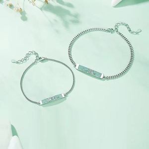 Pulsera De Pareja Chinese Style Orchid Flower <b>Couple</b> <b>Bracelet</b> Women Men Valentine Day Gift Romantic <b>Couple</b> <b>Bracelet</b> for Lover - Product Image 1