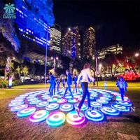 Rgb Touch Color Change Led Brique Lumière 3D Interactive Led Dance Floor Lumières Affichage Pour L'éclairage Extérieur Spectacle