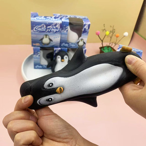 High Quality TPR Animal Stretchy Penguin Pressure Release Promotional Gift Decompression <b>Squeeze</b> Toys for Kids and Adults - Product Image 4