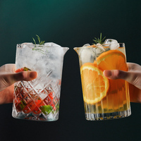 Promotion diamant rayure cristal sans pied verre à vin luxe verre Transparent Logo personnalisable Design créatif jus bière