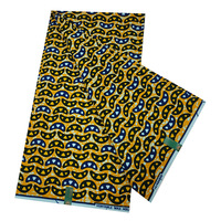 Kain Batik Organik Anti Api Ringan 100% Katun Tenun Sisir Afrika untuk Pakaian Anak Perempuan dan Laki-laki