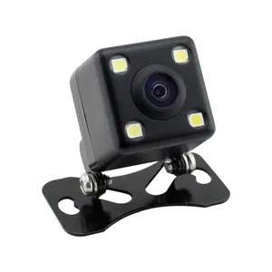 كاميرا احتياطية 4 IR LED ضوء للرؤية الليلية HD سيارة الرؤية الخلفية عكس كاميرا لموقف السيارات