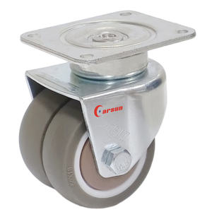 <span class=keywords><strong>2</strong></span> polegadas Castor Wheels 360 graus giratório com TPR Metric PU Material para AGV Robot Caster Wheels - Product Image 1