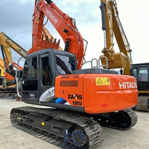 Mini-excavatrice sur chenilles Hitachi ZX120-6 d'occasion, 12 tonnes, excellent état, moteur, engin de terrassement, Japon - Product Image 2