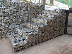 Mur en gabions de treillis soudé, cage à pierres, boîte en treillis soudé avec revêtement Galfan - Product Image 4