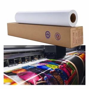 Rouleaux de papier synthétique PP imperméable imprimable à l'encre éco-solvant pour impression jet d'encre - Product Image 1