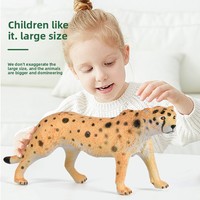 Grand modèle d'animal artificiel en plastique souple Ornements de ferme sauvage Jouet pour enfants Science Education Vinyle Statique Solide Frozen JQ