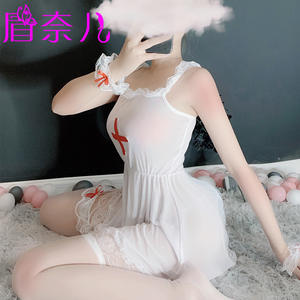 Meinaer lingerie wanita, seragam seksi wanita, kostum Suster merah muda lucu, renda, peran profesional klub malam menggoda - Product Image 1