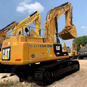 Excavadora de cadenas Caterpillar CAT349D2L usada, con motor japonés, 50 toneladas de peso operativo, en venta. - Product Image 1