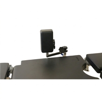 Positionneur latéral pour table d'opération, 3 tailles : 200x180mm, 180x100mm, 80x80mm, support latéral avec coussin en PU, acier inoxydable 304, CE