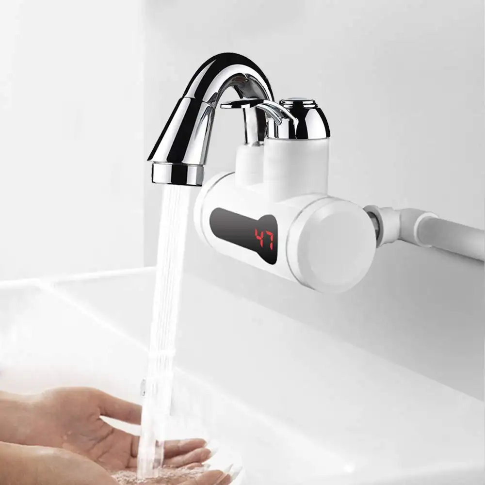 Soffione doccia elettrico scaldabagno istantaneo per doccia acqua elettrica calda per rubinetto lavello doccia mini scaldabagno