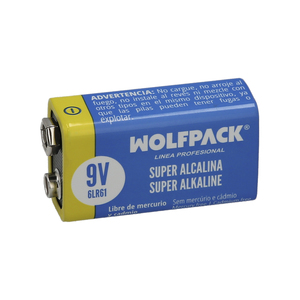 Batteria Alcalina 6LR61 (Confezione Blister da 1 Pezzo) - Product Image 3