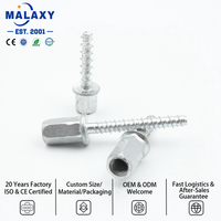 Malaxy Galvanized M6 M8 1/4" 3/8" 1/2" Sekrup Beton Pemotong Sendiri untuk Pemasangan di Langit-langit dan Dinding