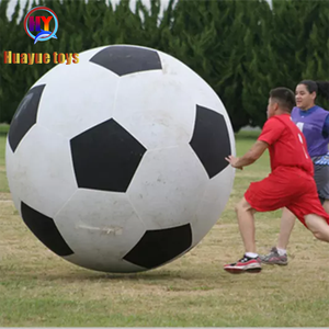 Logo imprimé grand modèle de Football gonflable à hélium en PVC étanche/énorme <span class=keywords><strong>ballon</strong></span> de volley-ball gonflable pour la publicité - Product Image 2