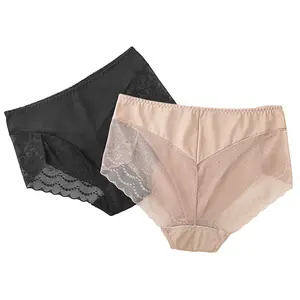 Lingerie romantique taille moyenne en coton pour femmes Sexy sous-vêtements brodés pour dames avec lève-bout à bout mode vêtements pour adultes