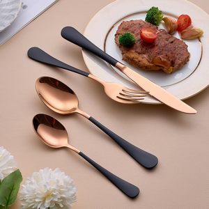 Juego de Cubiertos de Acero Inoxidable de Lujo, Pulido a Espejo, Resistente, Fácil de Limpiar, para Cocina, Cenas y Fiestas de Boda, Precio al por Mayor - Product Image 2