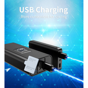 Luz Delantera para Bicicleta LED USB Recargable, 4 Modos, Resistente al Agua IPX4, Cuerpo de Plástico con Indicador de Batería para Ciclismo - Product Image 2