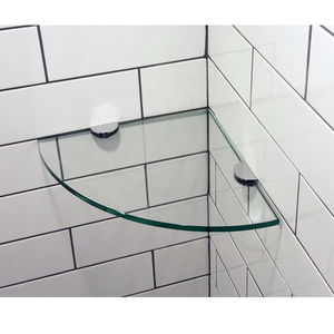 Estante de vidrio de esquina de pared de baño templado de 10mm - Product Image 2