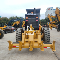 Japanischer Original Gebrauchter CAT140K Grader mit Niedriger Betriebsstundenzahl Baumaschine Radtyp Inklusive Motor Getriebe 128KW Hohes Lastmoment
