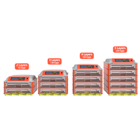 Mini fermes automatiques utilisées incubateur 192 oeufs incubateur 12 volts batterie oeuf éclosion Machine prix