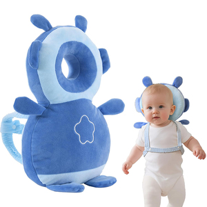 เบาะรองศีรษะรูปสัตว์การ์ตูน นุ่ม ระบายอากาศได้ดี ปรับได้ พร้อมสายรัด ป้องกันศีรษะเด็กเล็ก ใช้เป็นกระเป๋าเป้สะพายหลังสำหรับเดินและคลาน - Product Image 1