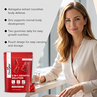 Bonbons Gélifiés à la Fraise Personnalisés, Complément Alimentaire, 60 unités, Prêts à l'Expédition – Fournisseur Direct d'Usine OEM en Marque Blanche