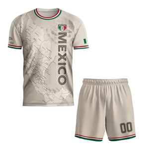 Camisetas de fútbol de México 2026 al por mayor, personalizadas por sublimación, versión retro para jugadores, para adultos y niños - Product Image 3