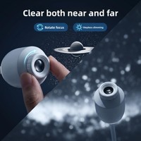 Projecteur USB amélioré Ciel Étoilé avec 3 diapositives interchangeables, Lampe de Projection Galaxie Lune Saturne pour Chambre, Maison, Voiture