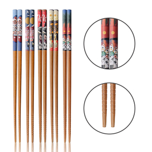 Baguettes de dessin animé d'animaux personnalisées en usine, baguettes réutilisables en bambou pour chat porte-bonheur - Product Image 6