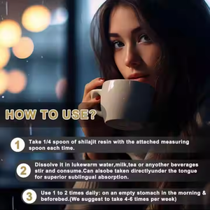 BIOCCHNヒマラヤシラジット樹脂純粋フルボ酸85 + 微量鉱物シラジット樹脂プライベートラベル - Product Image 3