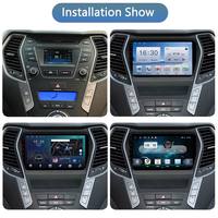 Lecteur DVD de voiture Android pour Hyundai IX45 Santa Fe 2013-2017, prise en charge multimédia vidéo, WIFI, Car-play, DVR, sans lecteur DVD
