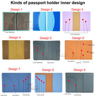 Usine LOGO personnalisé blocage RFID solide étui en cuir PU accessoires de voyage cadeau porte-passeport portefeuille pour voyage tourisme
