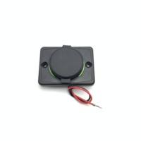Prise de charge USB double 3,1A 12V DC à montage sur panneau pour sièges de bus, chargeurs USB 24V pour bus