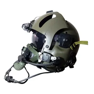 High Quality Complete Pilot Helmet (Aviation fighter chopper Helicopter Helmet Headset Safety)